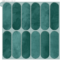 New Arrival Smart Home Decor Peel and Stick Green Marble 3D Tile Kitchen Bathroom Backsplash 3D Wall Tile PU Waterproof