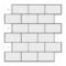 3D Faux Tiles DIY Wall Stickers Self-Adhesive Thick Wallpaper