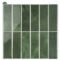 Peel and Stick Rectangular Grid Wall Tiles