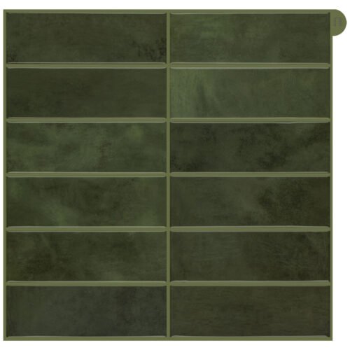 Peel and Stick Rectangular Grid Wall Tiles