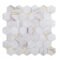 Best Seller Brown Hexagon Peel and Stick Composite Wall Tiles Home Decor Waterproof Backsplash Kitchen Self Adhesive Mosaic