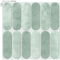 New Arrival Smart Home Decor Peel and Stick Green Marble 3D Tile Kitchen Bathroom Backsplash 3D Wall Tile PU Waterproof
