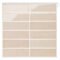 Peel and Stick Rectangular Grid Wall Tiles