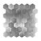 Best Seller Brown Hexagon Peel and Stick Composite Wall Tiles Home Decor Waterproof Backsplash Kitchen Self Adhesive Mosaic