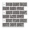 3D Faux Tiles DIY Wall Stickers Self-Adhesive Thick Wallpaper