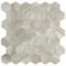 Best Seller Brown Hexagon Peel and Stick Composite Wall Tiles Home Decor Waterproof Backsplash Kitchen Self Adhesive Mosaic