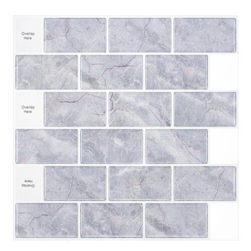 3D Faux Tiles DIY Wall Stickers Self-Adhesive Thick Wallpaper