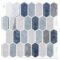 Hexagonal Peel and Stick Backsplash Wall Tiles