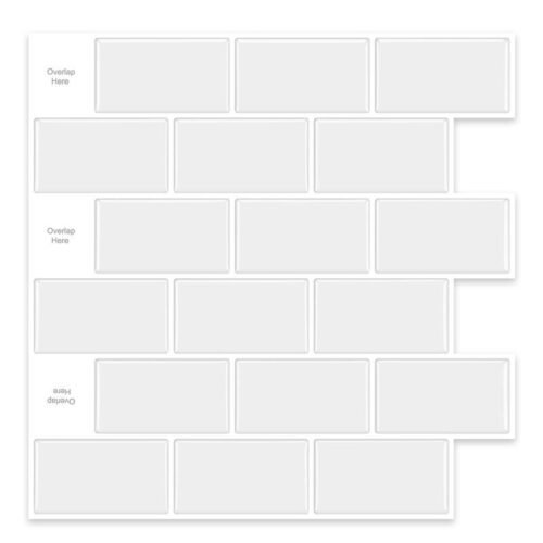 3D Faux Tiles DIY Wall Stickers Self-Adhesive Thick Wallpaper