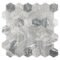 Best Seller Brown Hexagon Peel and Stick Composite Wall Tiles Home Decor Waterproof Backsplash Kitchen Self Adhesive Mosaic