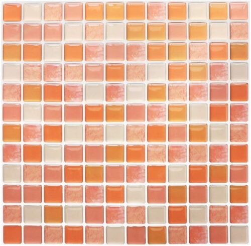 Decorative Wall Tile 3D Peel and Stick Self Adhesive Backsplash Mosaic Tile