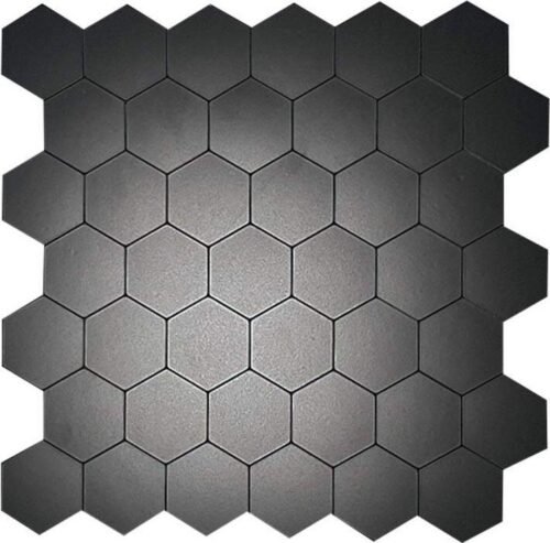 Best Seller Brown Hexagon Peel and Stick Composite Wall Tiles Home Decor Waterproof Backsplash Kitchen Self Adhesive Mosaic