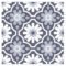 Purple and White Moroccan Self-adhesive Floor