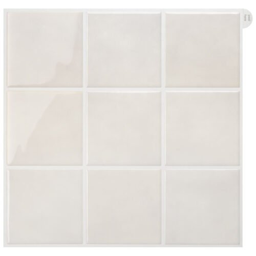 White square Peel and Stick Tile