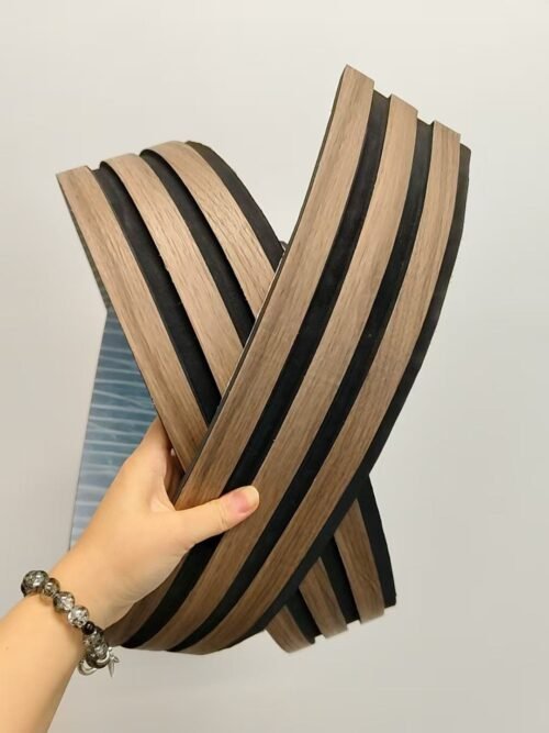 New 3D Foam Wall Sticker DIY Decorative Wall Covering Self-adhesive Slatted Wall Panel