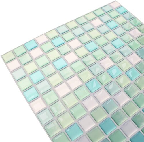 Decorative Wall Tile 3D Peel and Stick Self Adhesive Backsplash Mosaic Tile