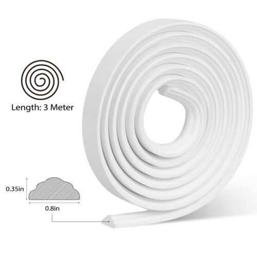 Waterproof Modern Geometric Peel Stick Flexible Self Adhesive Wall Trim Molding