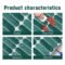 New Arrival Smart Home Decor Peel and Stick Green Marble 3D Tile Kitchen Bathroom Backsplash 3D Wall Tile PU Waterproof
