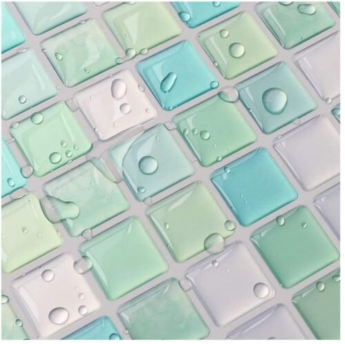 Decorative Wall Tile 3D Peel and Stick Self Adhesive Backsplash Mosaic Tile