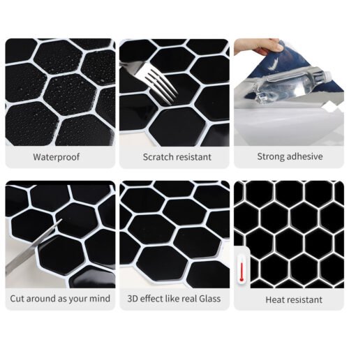 Interior Decorative Self Adhesive Wall Tiles