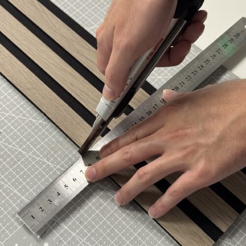 New 3D Foam Wall Sticker DIY Decorative Wall Covering Self-adhesive Slatted Wall Panel