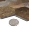 Best Seller Brown Hexagon Peel and Stick Composite Wall Tiles Home Decor Waterproof Backsplash Kitchen Self Adhesive Mosaic