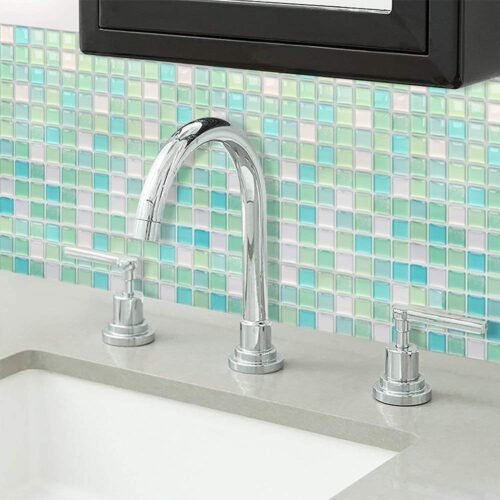 Decorative Wall Tile 3D Peel and Stick Self Adhesive Backsplash Mosaic Tile