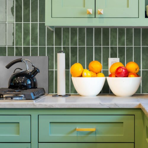 Peel and Stick Rectangular Grid Wall Tiles