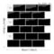 3D Faux Tiles DIY Wall Stickers Self-Adhesive Thick Wallpaper