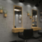 3D Flexible PVC Wall Tile Self Adhesive Waterproof Geometric Textured Wall Panels