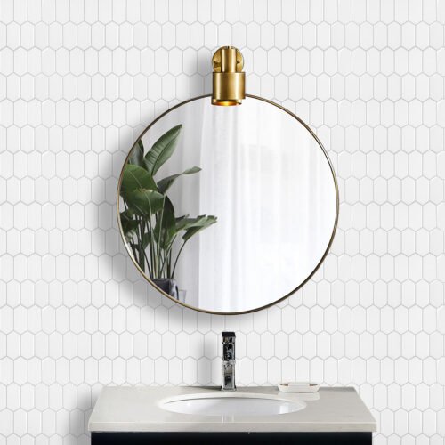 Hexagonal Peel and Stick Backsplash Wall Tiles