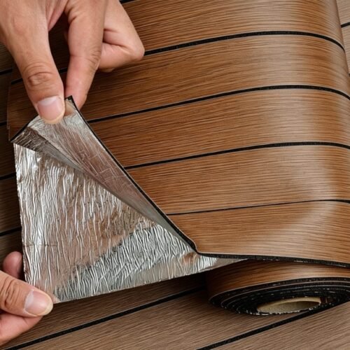 Best Price Peel and Stick Backsplash Wall Tile PVC Mixed Metal Wall Panel in Dark Beige for Kitchen Bathroom Home Decor