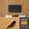 UDK Modern 0.6*3M Self-Adhesive 3D Wood Pattern Grille Sticker