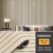UDK Modern 0.6*3M Self-Adhesive 3D Wood Pattern Grille Sticker