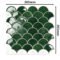 Green Peel and Stick Backsplash Fish Scale Tile