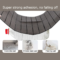 UDK Modern 0.6*3M Self-Adhesive 3D Wood Pattern Grille Sticker