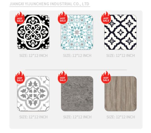 Easy Setup Waterproof Vinyl Plank Flooring Sticker
