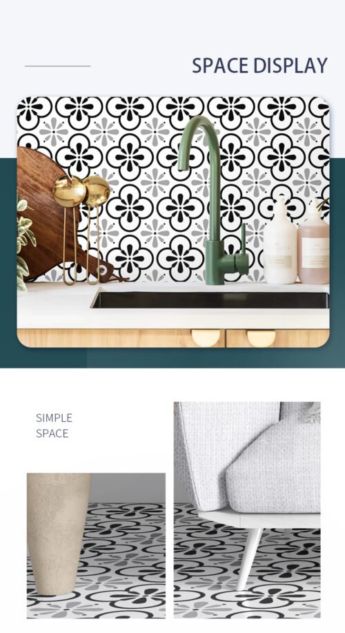 New Arrival Peel and Stick Vinyl Flooring Sticker Self-adhesive DIY Floor Tiles
