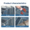 New Arrival Smart Wall Tiles Decor Peel and Stick Blue Marble 3D Tile Kitchen Bathroom Backsplash 3D Wall Tile PU Waterproof